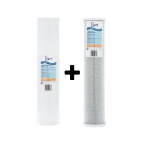 Eiger Double 20″ x 4.5″ Water Filter Package for 2 Stage Big Blue