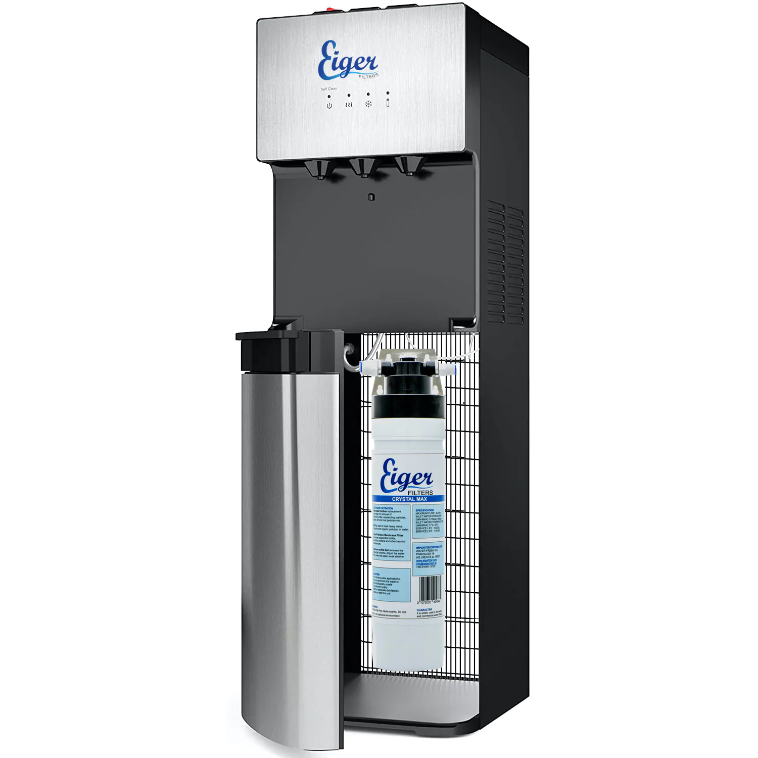 Eiger POU Freestanding Inox Water Dispenser JL1566S4 Eiger