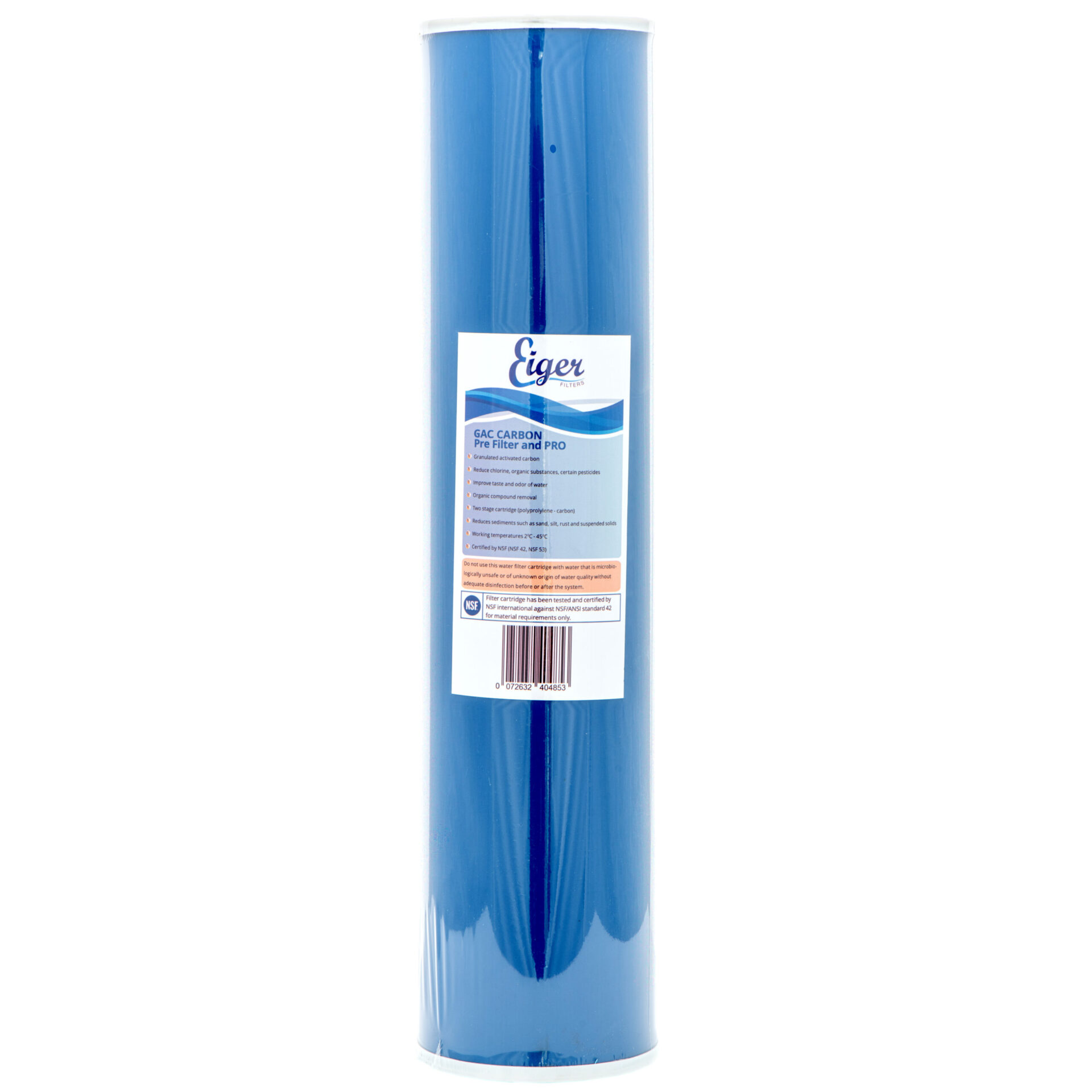 Granular Activated Carbon (GAC) Filter Cartridge Eiger Filters