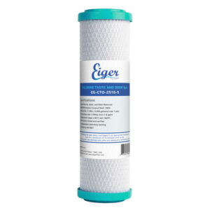 Active Carbon Coconut Shell CTO Filter Cartridge Eiger 10" x 2.5" - 5μm