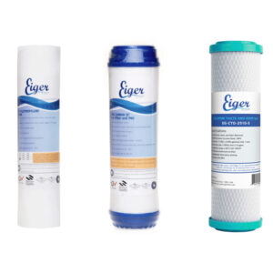 PP & GAC & CTO 5μm 3 Stage Water Filter Cartidges